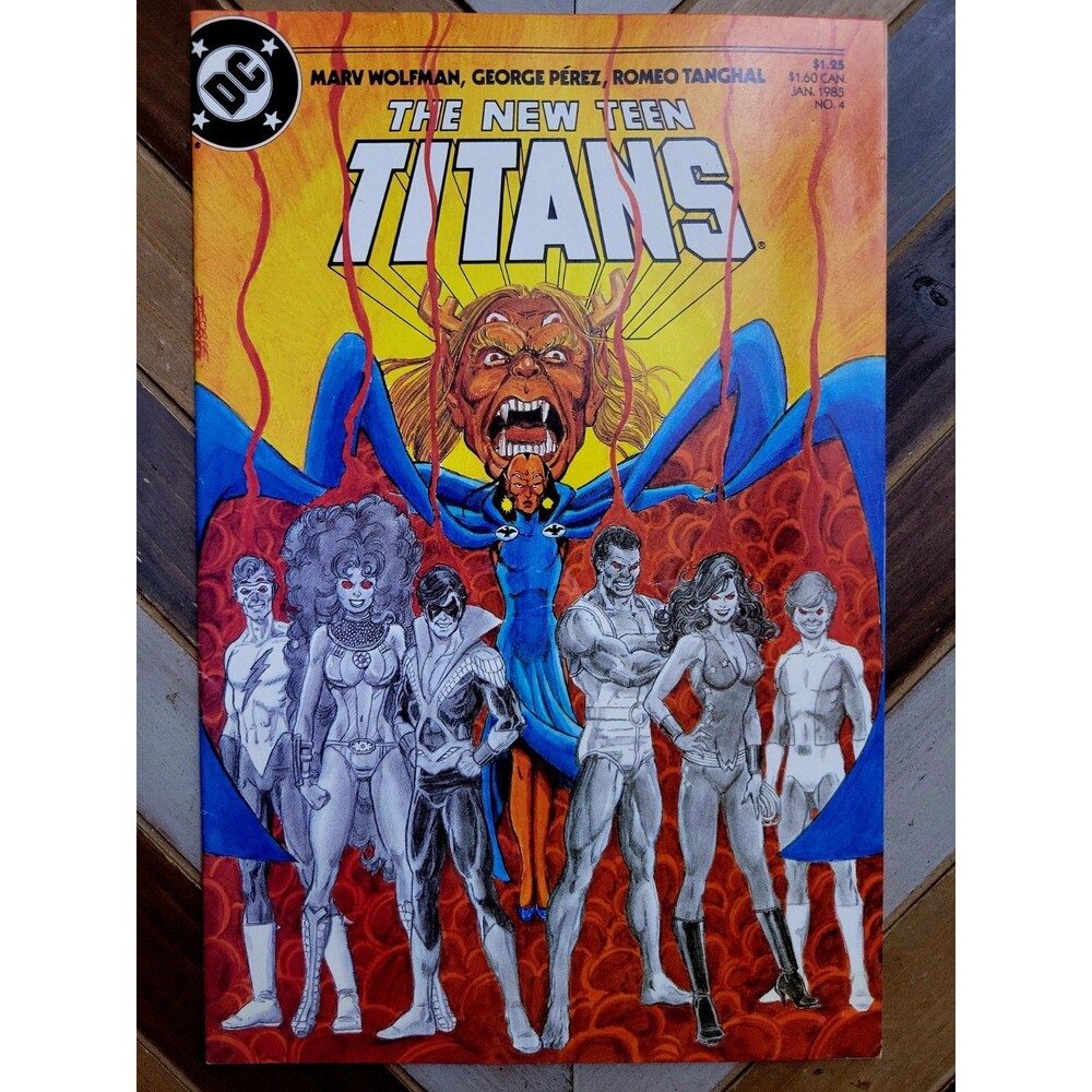 New Teen Titans #4 DC 1984 George Perez Art "Torment" Trigon The Terrible (5.0)